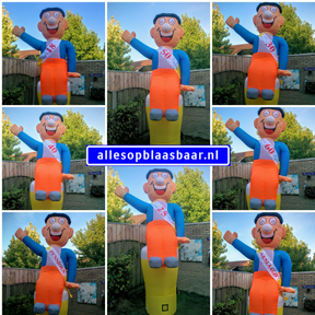 Opblaasbare Abraham of Sarah pop voor 50ste verjaardagsfeesten.
